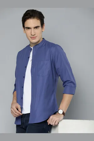 HARVARD Men Regular Fit Solid Opaque Casual Shirt With Chest Pocket