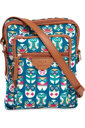 TEAL Graphic Printed Sling Bag