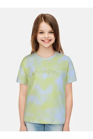 Gini and Jony Girls Tie and Dye Cotton T-shirt