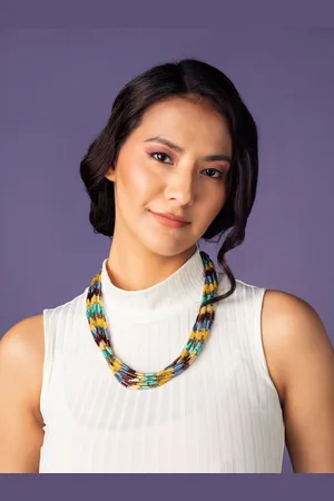 Priyaasi Gold-Plated Layered Beaded Necklace