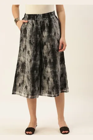 De Moza Women Printed Loose Fit Culottes