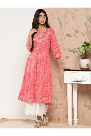 Varanga Bandhani Printed A-Line Kurta