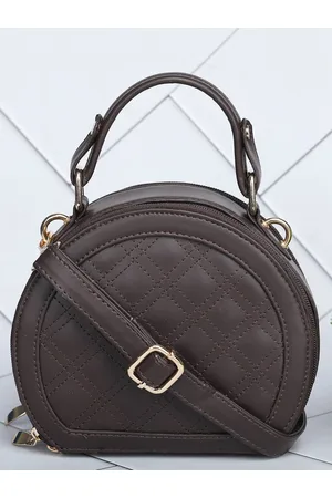 Legal Bribe PU Structured Sling Bag with Cut Work