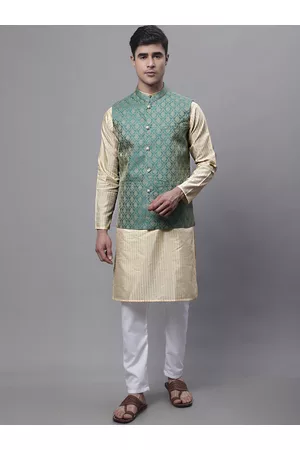 Jompers Woven Design Nehru Jackets