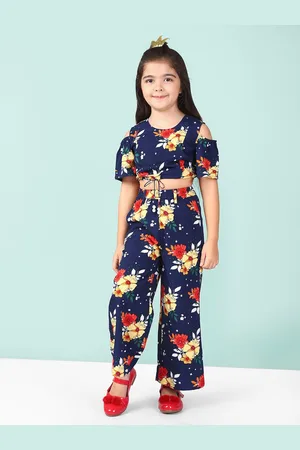 naughty ninos Girls Printed Top with Trousers