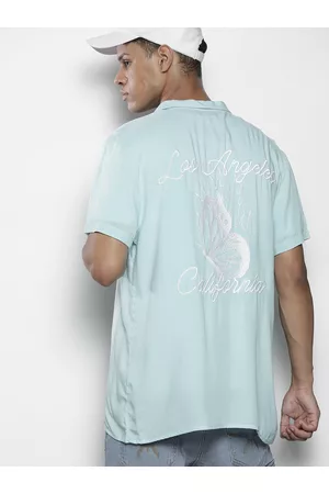 Boohoo Striped Casual Shirt with Embroidered Back