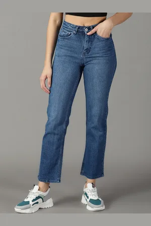 SHOWOFF Women Straight Fit Light Fade Stretchable Cotton Jeans