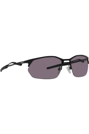 Oakley Men UV Protected Grey Lens Rectangle Sunglasses - 0OO414541450160