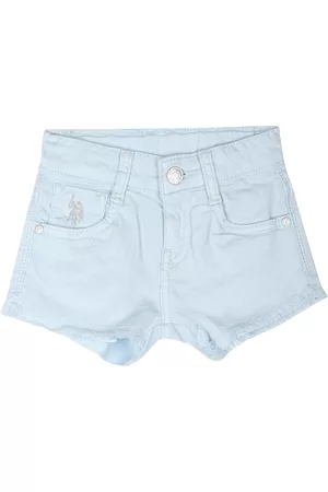 Ralph Lauren Girls Mid-Rise Denim Shorts