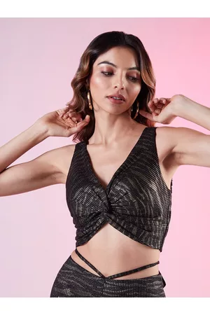 20Dresses Embellished Twisted Sleeveless Crop Top