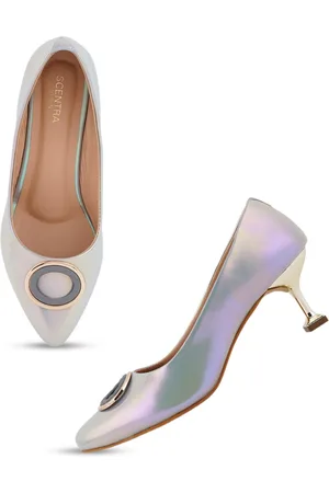 Scentra Embellished Party Kitten Pumps