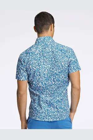 Lindbergh Men Slim Fit Abstract Printed Casual Shirt