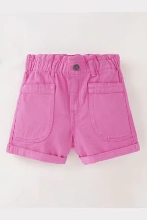 Ed-a-Mamma Girls Mid-Rise Cotton Regular Fit Shorts