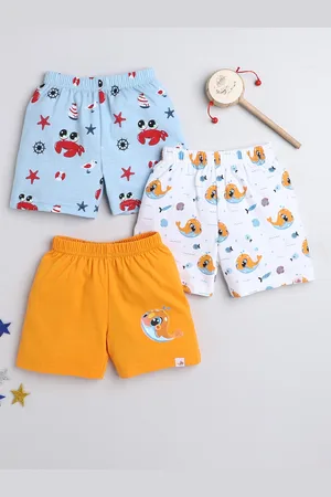 BUMZEE Boys Pack Of 3 Animal Printed Shorts