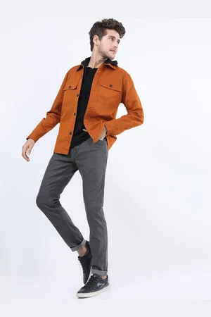 Ketch Men Grey Tapered Fit Stretchable Jeans