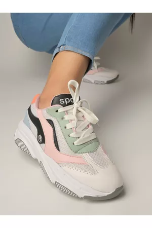 Shoetopia Women Colourblocked Lightweight Comfort Insole Basics Sneakers