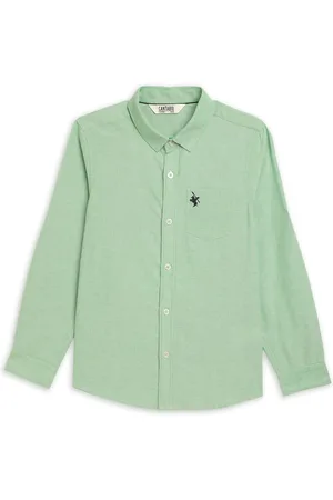 CANTABIL Boys Spread Collar Cotton Casual Shirt