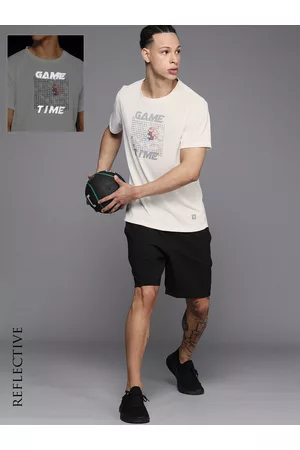WROGN Men Graphic Printed Round Neck Dry Pro Basketball T-shirt