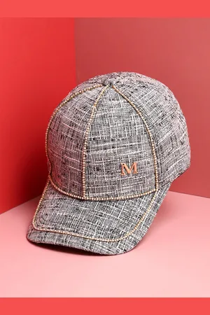 French Accent Men Textured Baseball Cap