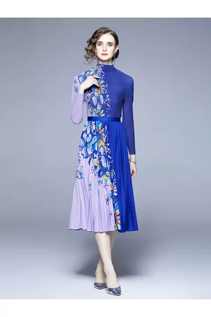 JC Collection Women Printed Top with Skirt