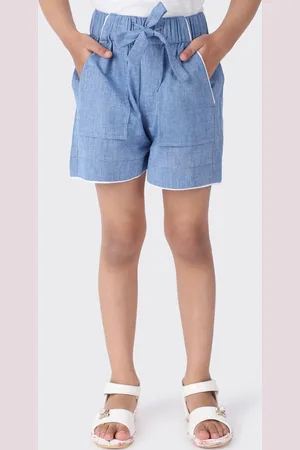Fabindia Girls Blue Shorts
