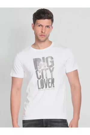 Arrow Typography Printed Single Jersey Cotton T-shirt
