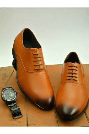 San Frissco Men Round Toe Formal Oxfords
