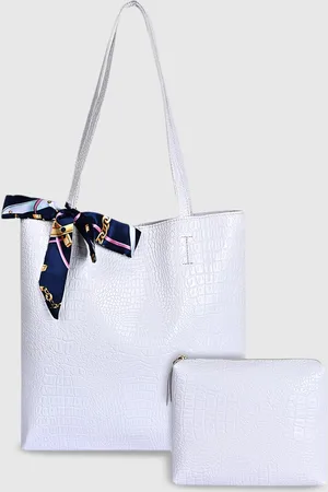 Bagsy Malone Pack Of 2 Textured Structured Tote Bag
