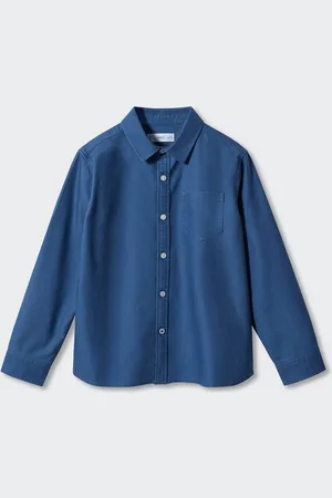 MANGO Boys Pure Cotton Sustainable Casual Shirt