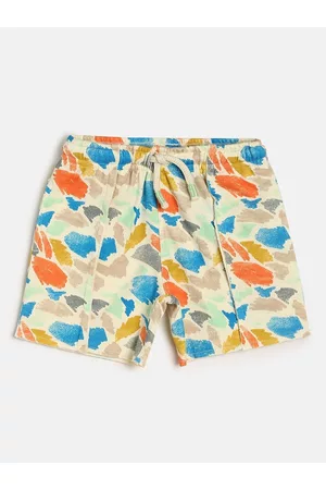 MINI KLUB Boys Printed Pure Cotton Shorts