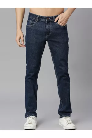 HERE&NOW Men Smart Slim Fit Stretchable Jeans