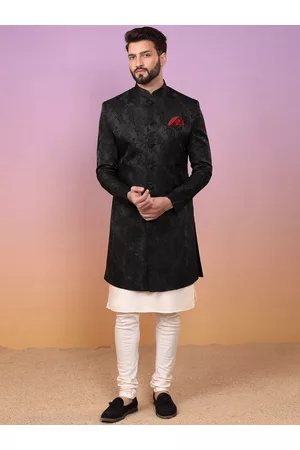 KISAH Men Kurta & Indowestern Sherwani with Churidar Set