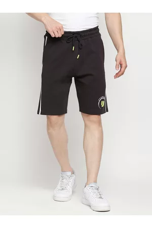 SPYKAR Men Grey Solid Shorts