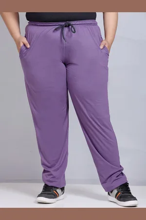 Cupid Women Plus Size Cotton Track Pants
