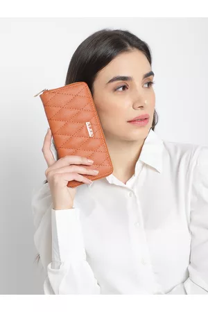 KLEIO Quilted Zip Around Women Wallet