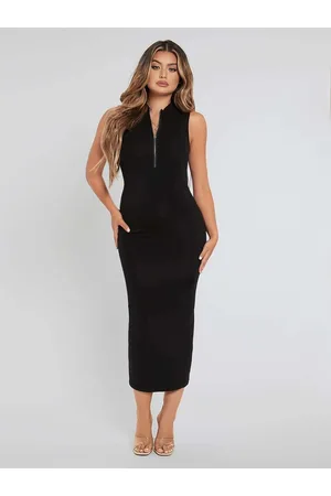 KOTTY Sleeveless Midi Bodycon Dress