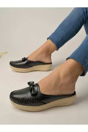 Shoetopia Women Round Toe Slip On Loafers