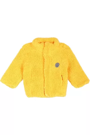 Ralph Lauren Boys Mock Collar Faux Fur Trim Tailored Jacket
