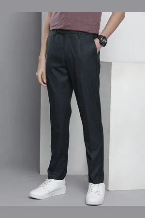 The Indian Garage Co Self Design Regular Fit Chinos Trousers