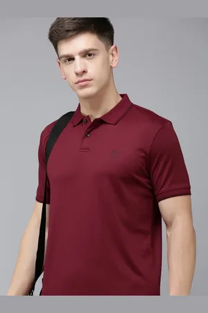 Van Heusen Men Solid Polo Collar Sports T-shirt
