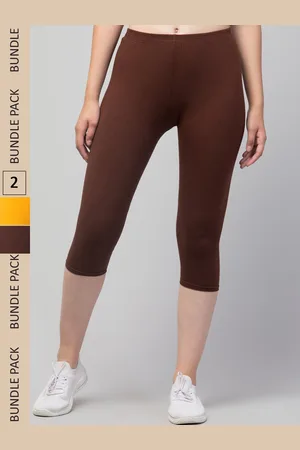 Apraa & Parma Clothing Women Pack Of 2 Pure Cotton Mid-Rise Skinny Fit Capris