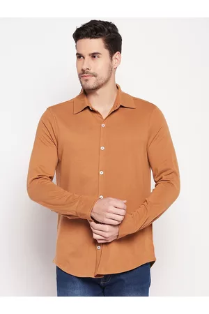 Club York Men Khaki Casual Shirt