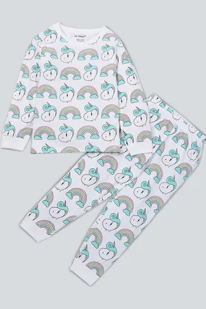 BE AWARA Kids Conversational Printed Pure Cotton Clothing Set