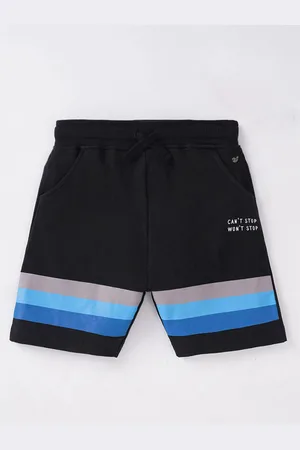 Ed-a-Mamma Boys Striped Cotton Regular Fit Shorts