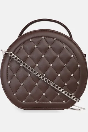 Bagsy Malone Women Embellished Quilted Sling Bag
