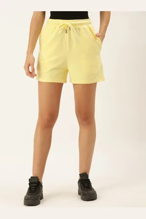 De Moza Women Mid-Rise Regular Fit Cotton Shorts