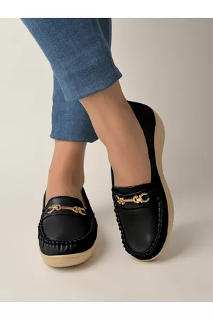 Shoetopia Women Round Toe Slip On Loafers