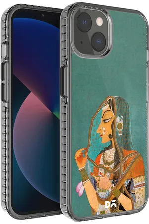DailyObjects Green Vieled Woman Stride 2.0 iPhone 13 Mini Case Cover
