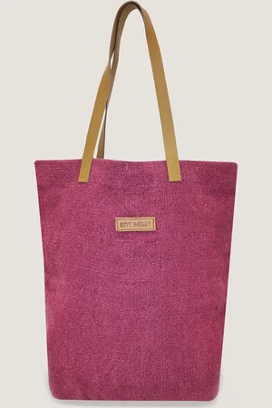 earthbags Jute Canvas Tote Bag