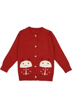 Mothercare Girls Self Design Cotton Cardigan